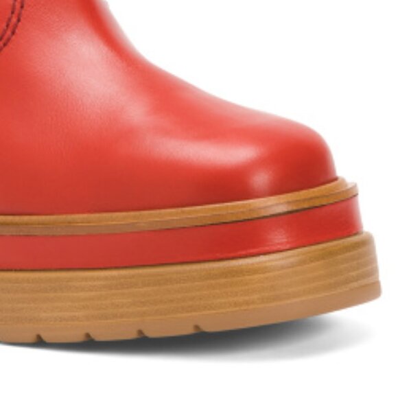 NEW PONS QUINTANA Made In Spain Leather Ofelia Platform Heeled Booties 1568MN - Picture 6 of 7